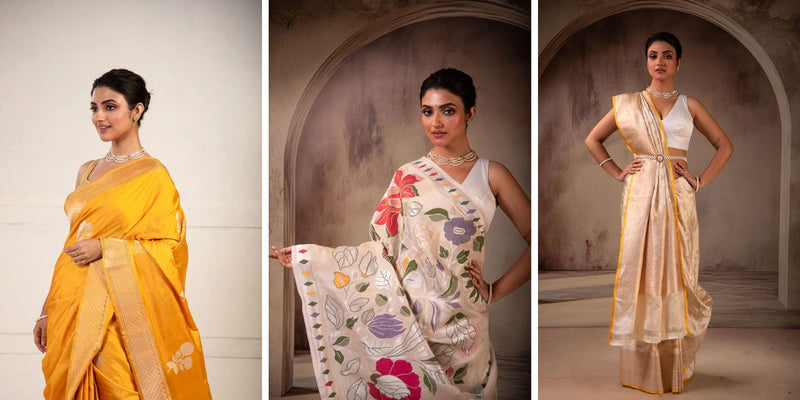 How to Drape a Banarasi Saree to Show Off the Pallu and Motifs