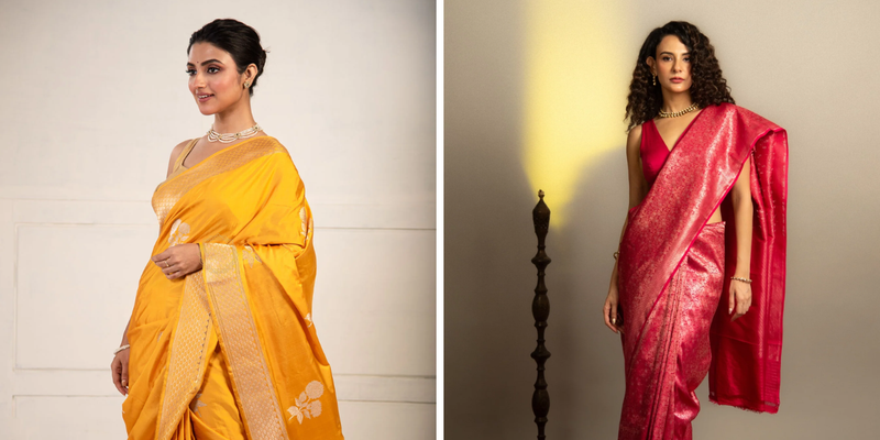 How to Identify a Pure Banarasi Saree (Handloom vs Powerloom)