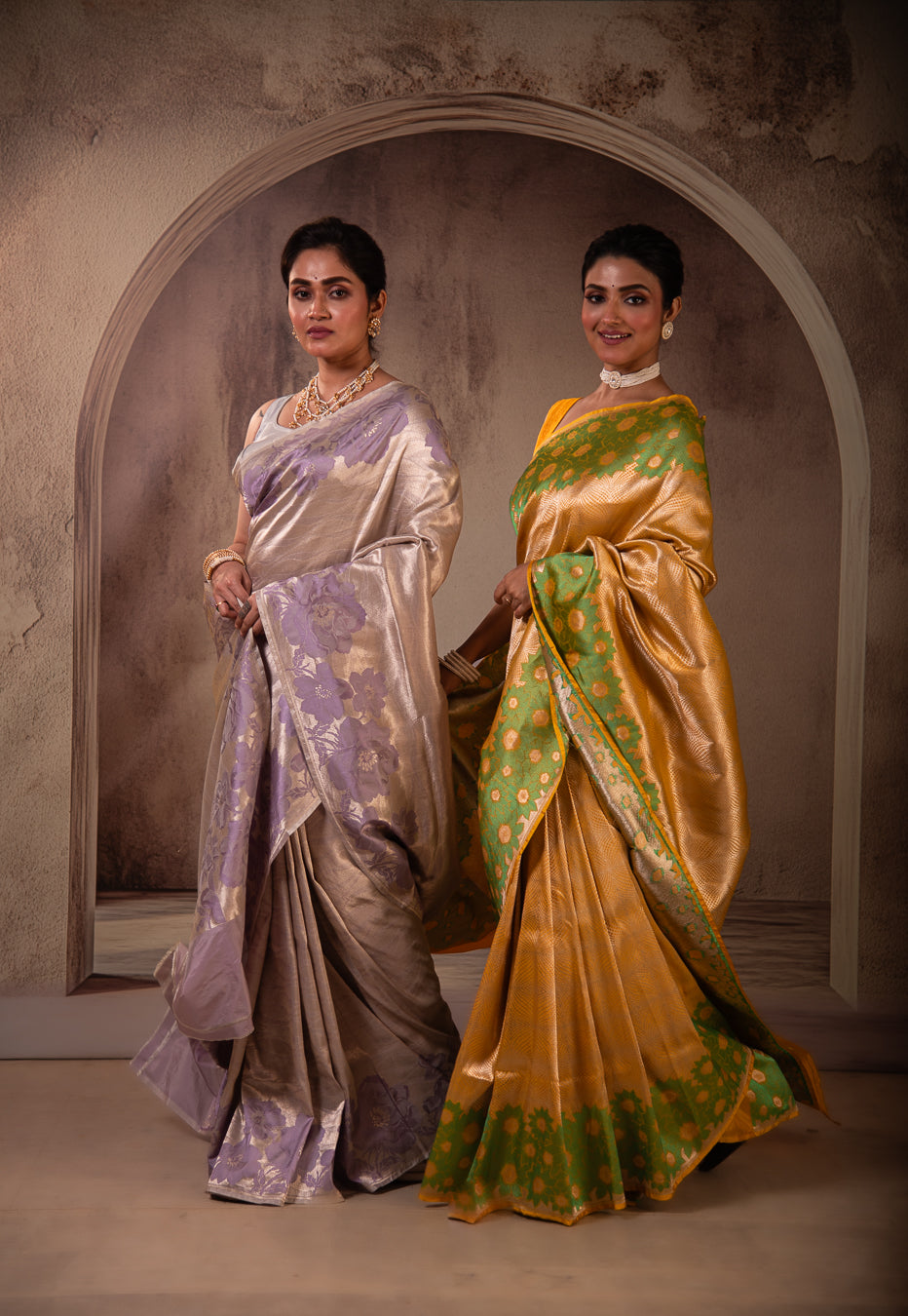 Pure Katan Silk Sarees