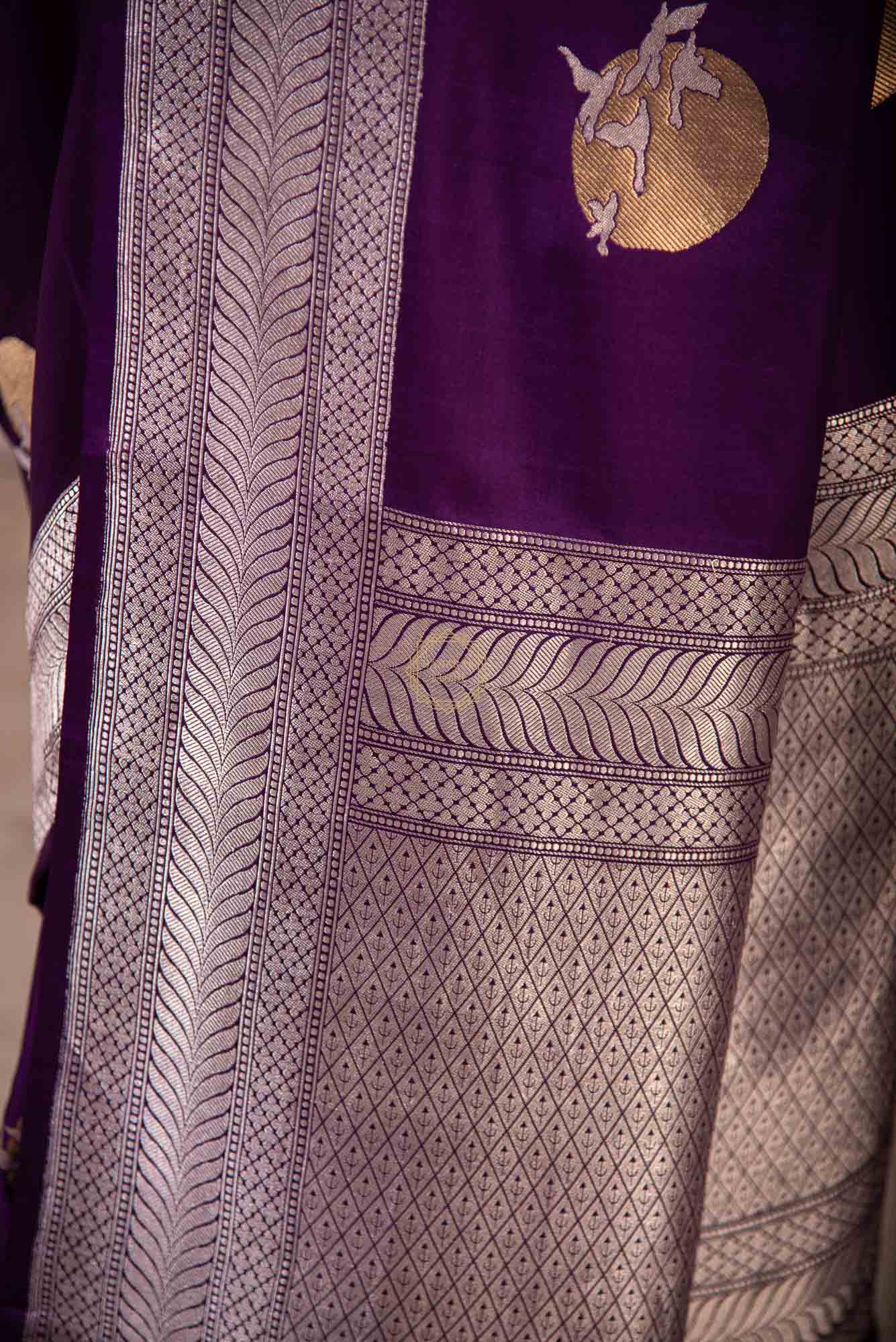 Sona Rupa Kadhua Butta on Soft Mashru Silk Saree