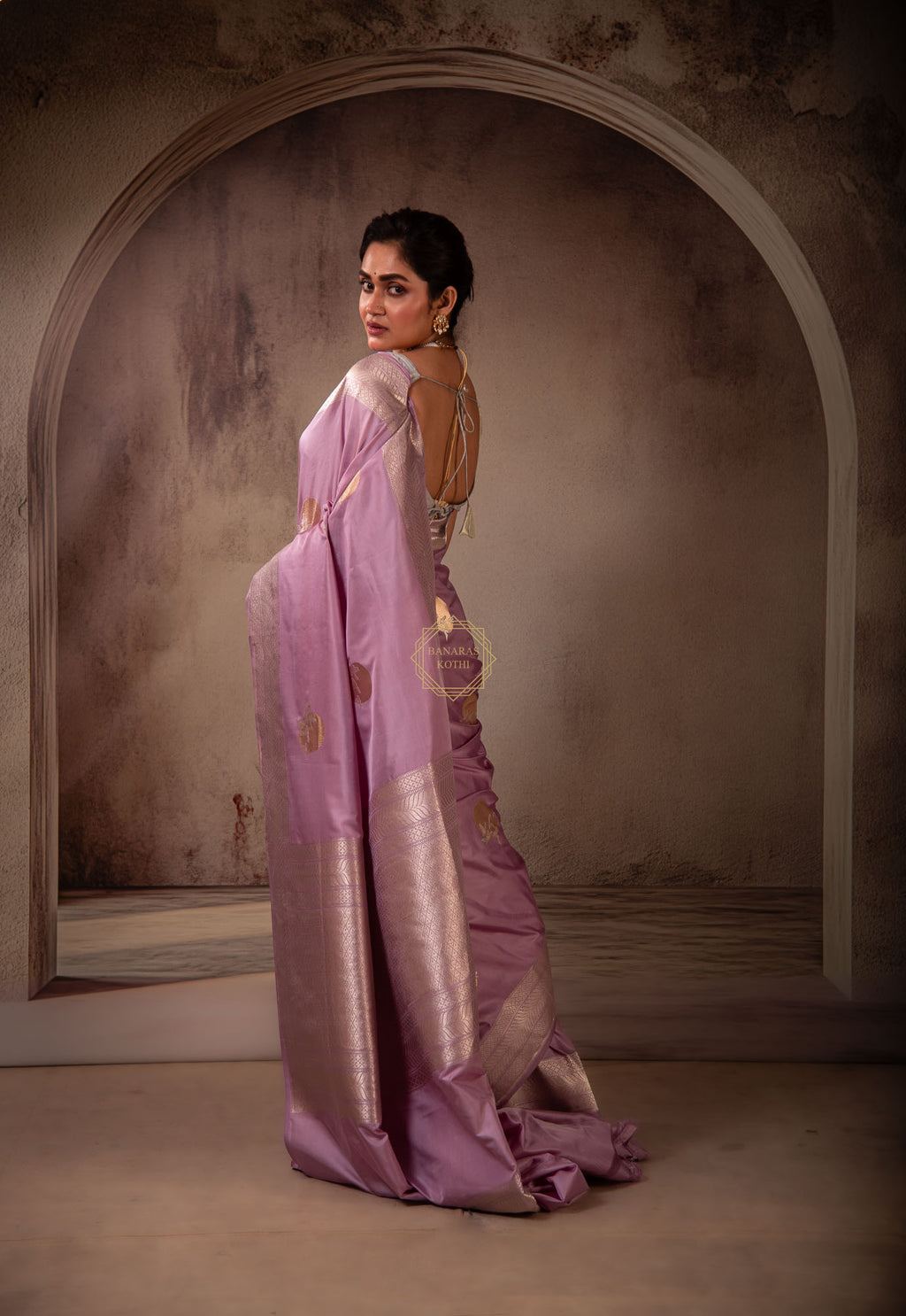 Sona Rupa Kadhua Butta on Soft Mashru Silk Saree