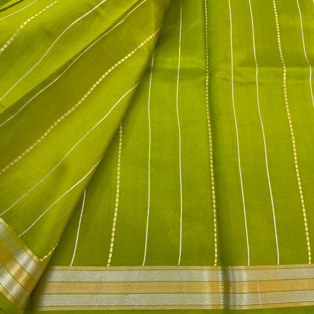 Dyed Katan Soft Silk Saree