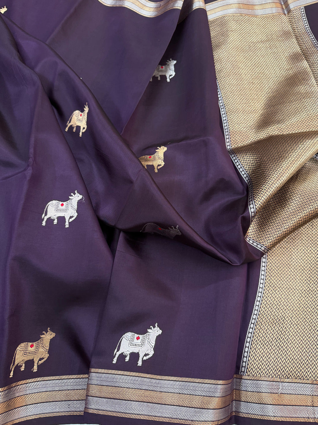 Dyed Katan Soft Silk Saree