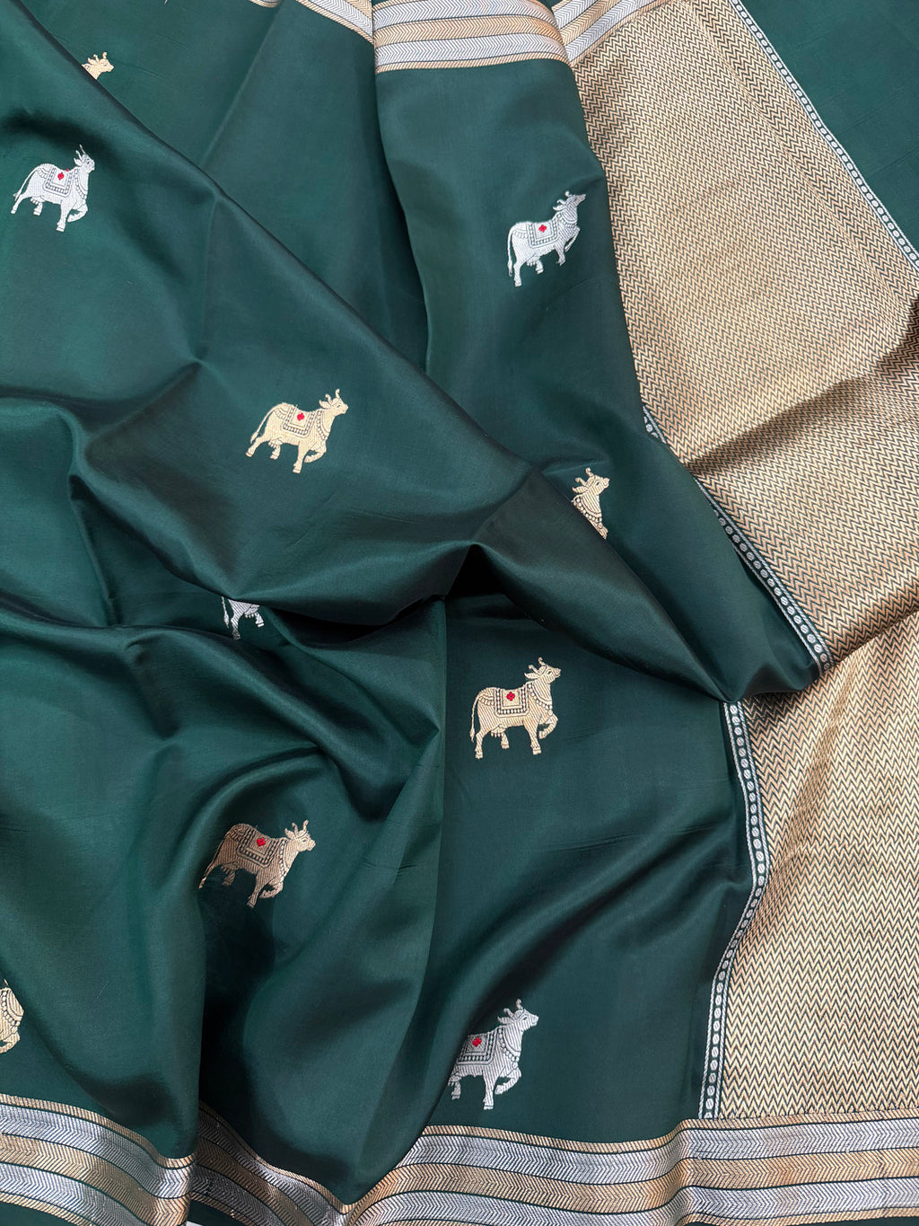 Dyed Katan Soft Silk Saree