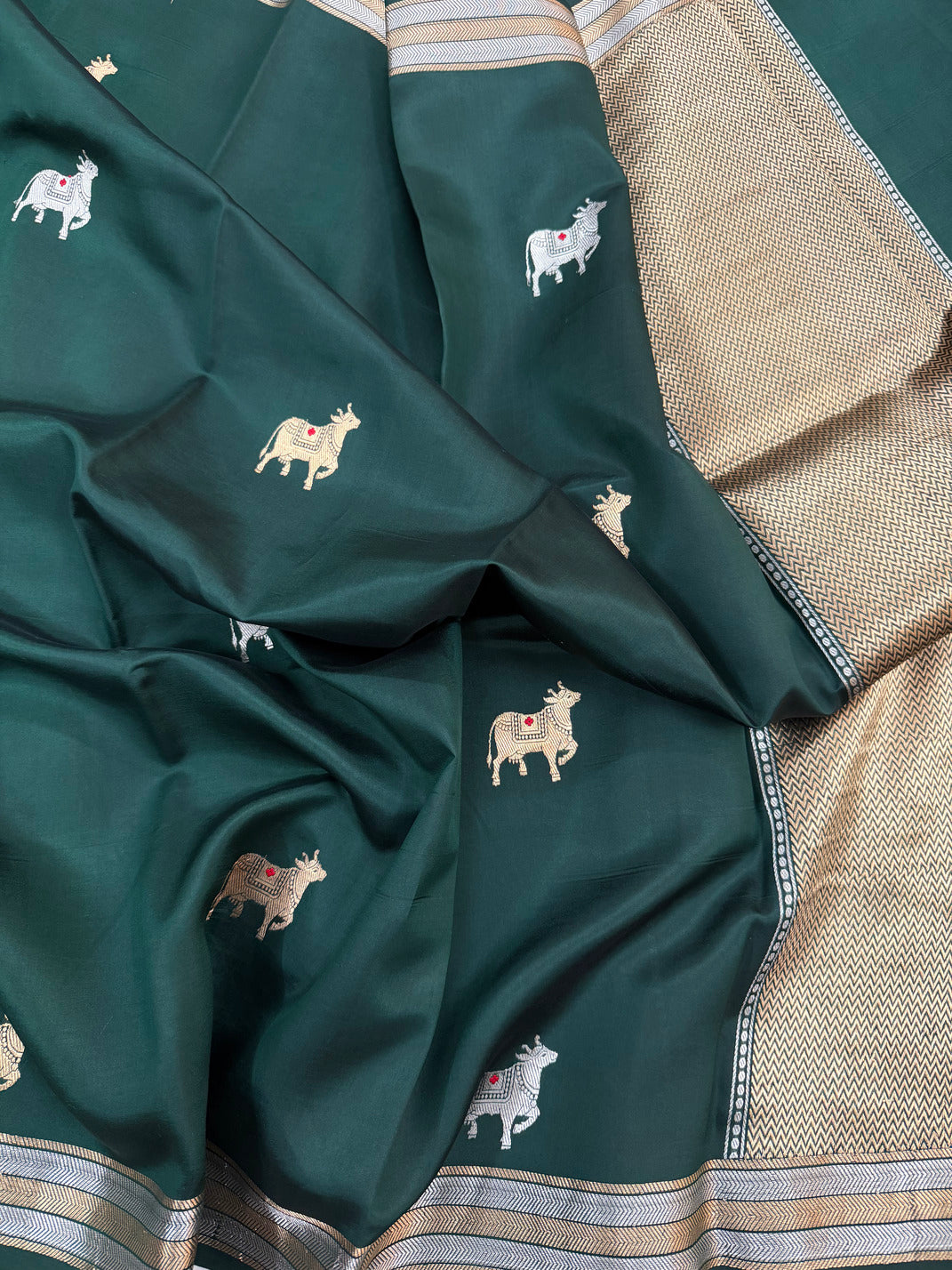 Dyed Katan Soft Silk Saree
