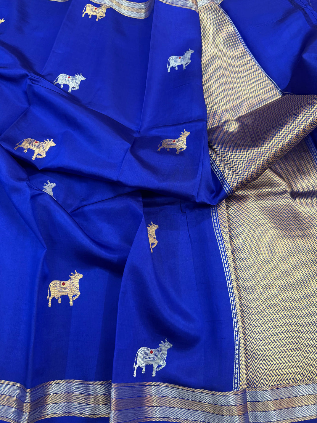 Dyed Katan Soft Silk Saree