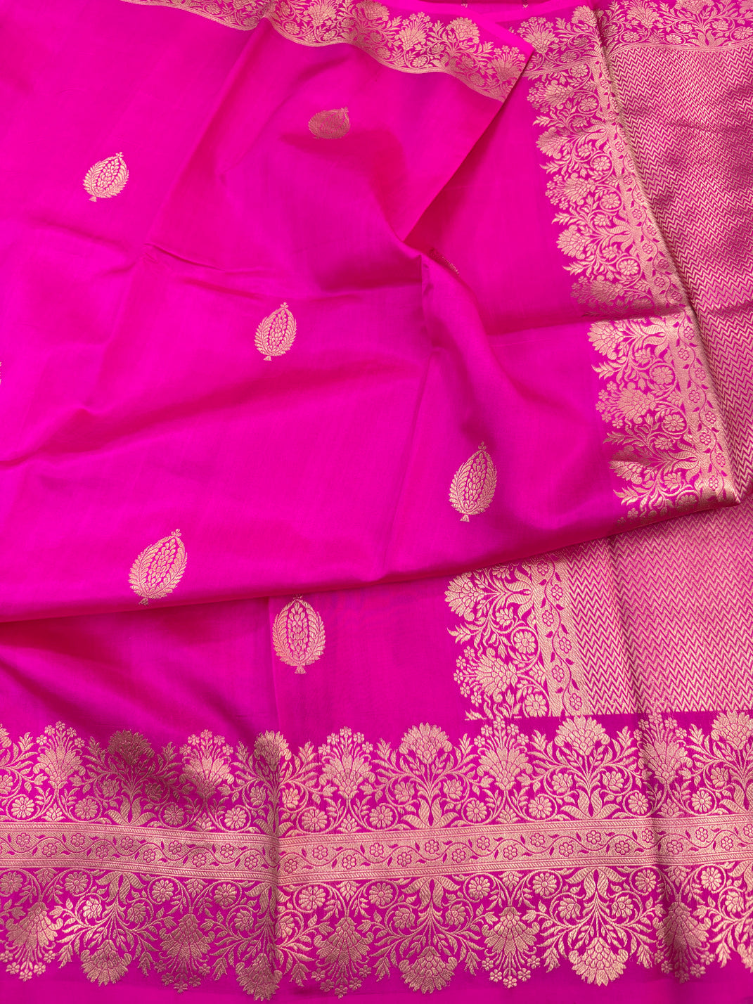 Dyed Katan Soft Silk Saree