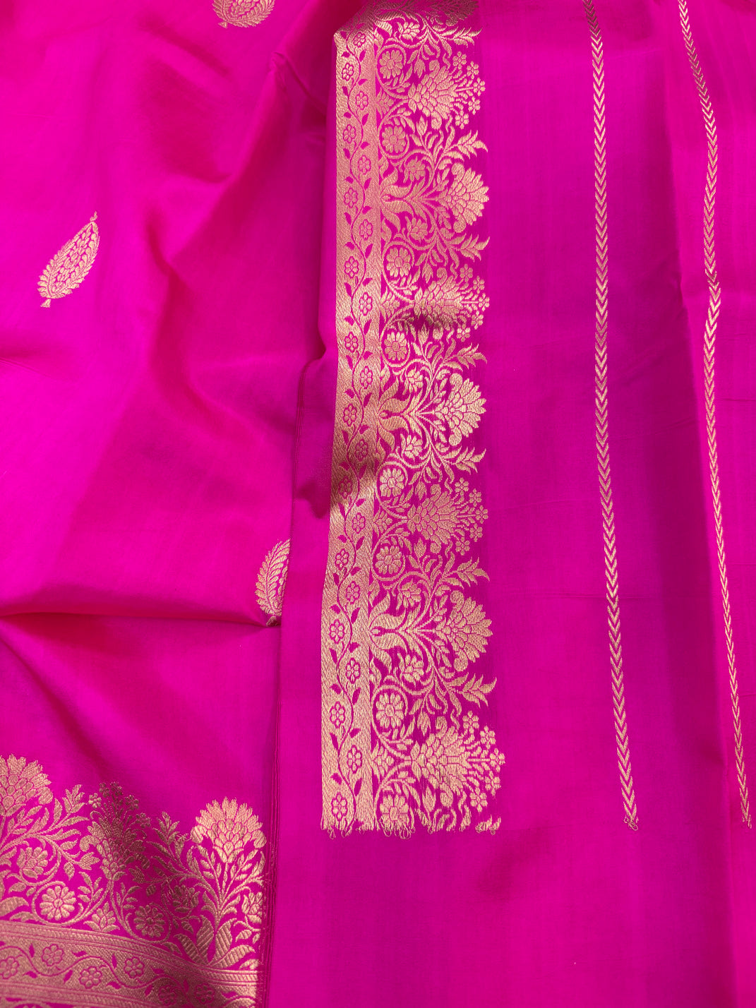 Dyed Katan Soft Silk Saree
