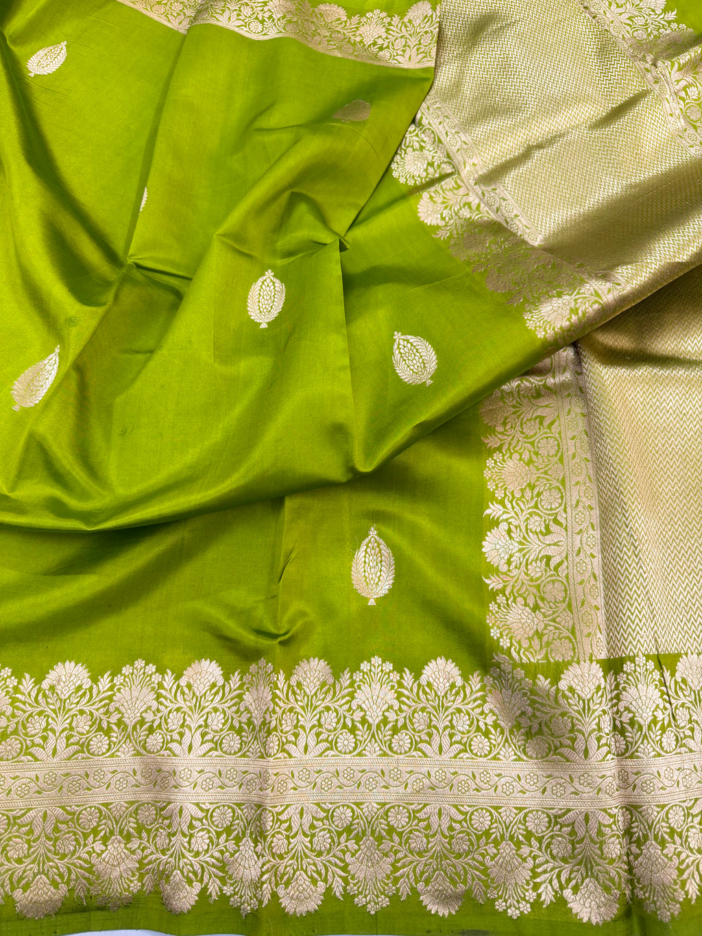 Dyed Katan Soft Silk Saree