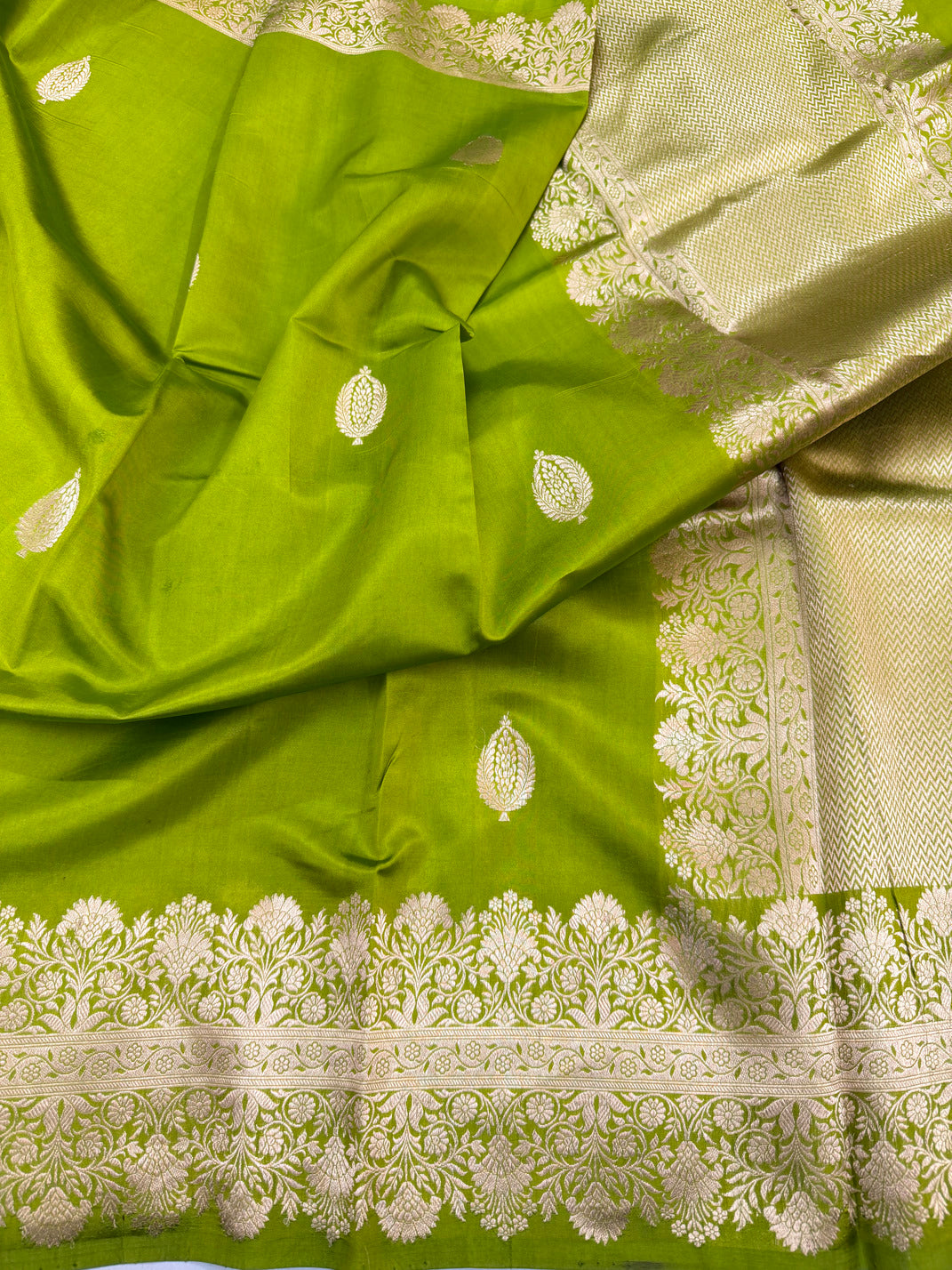 Dyed Katan Soft Silk Saree