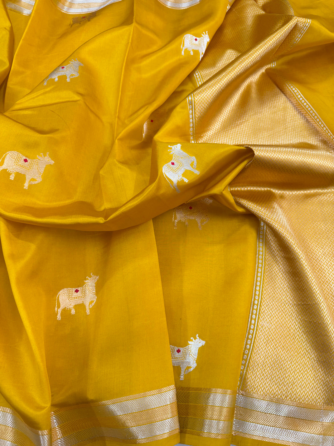 Dyed Katan Soft Silk Saree