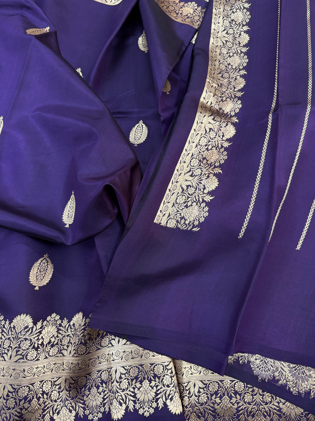 Dyed Katan Soft Silk Saree