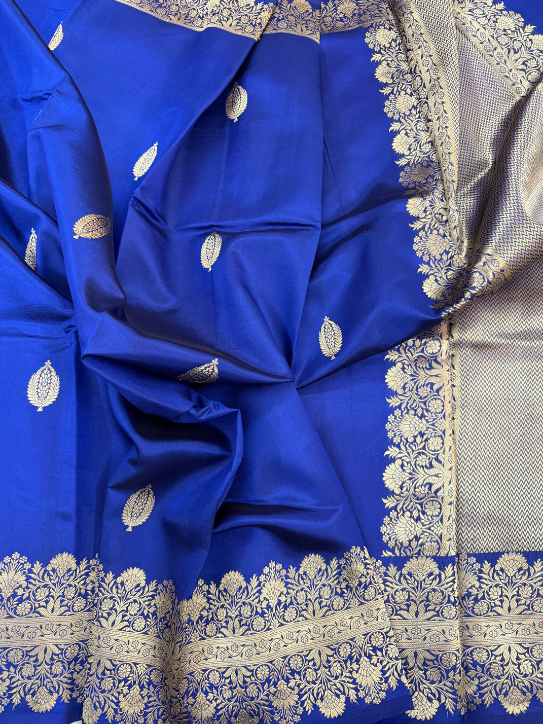 Dyed Katan Soft Silk Saree