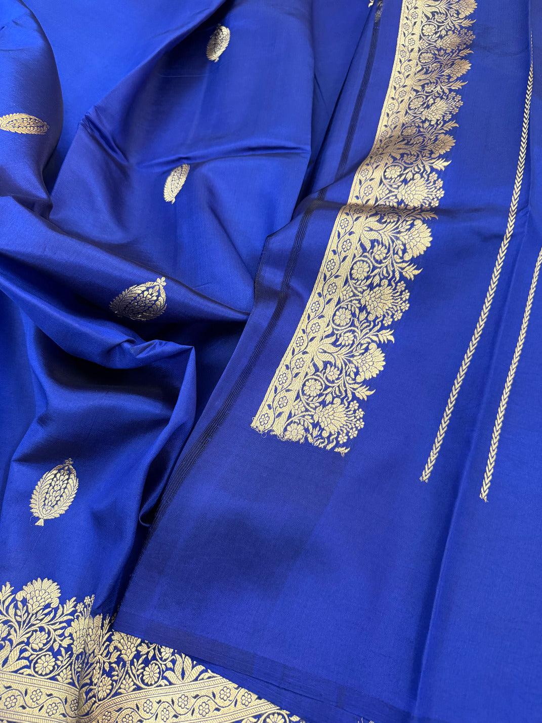 Dyed Katan Soft Silk Saree