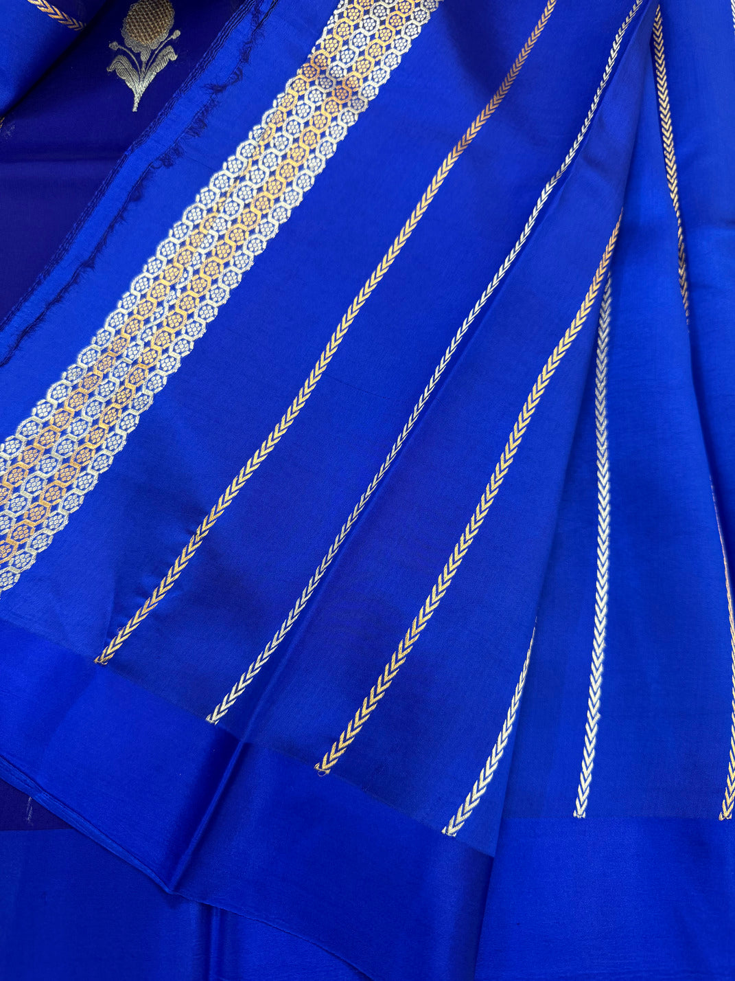 Dyed Soft Kora Saree