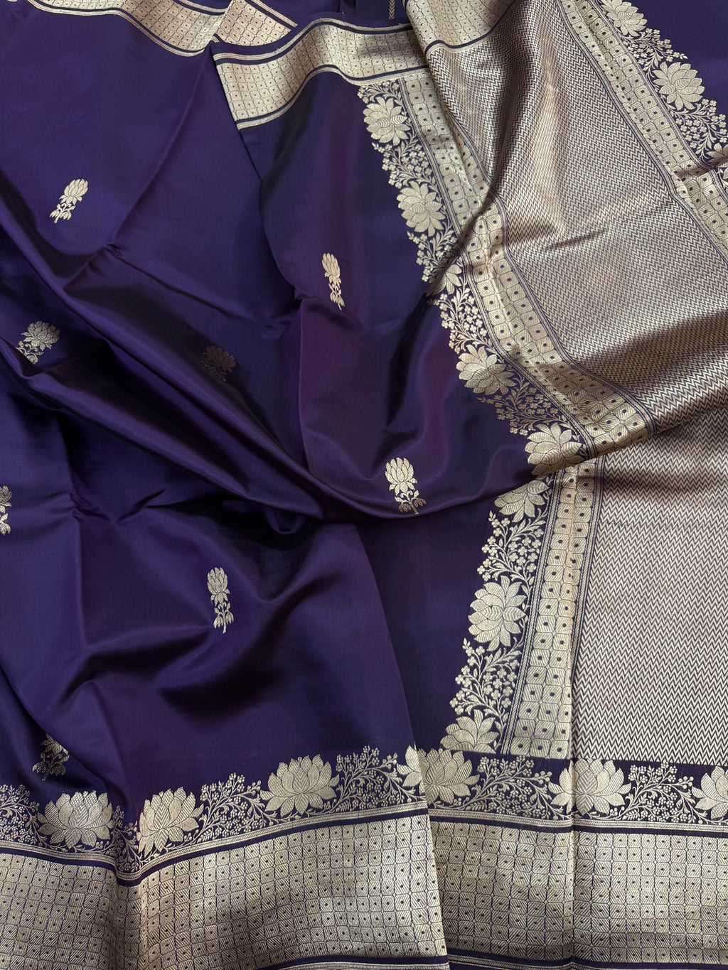 Dyed Katan Soft Silk Saree