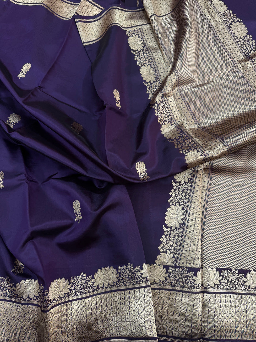 Dyed Katan Soft Silk Saree