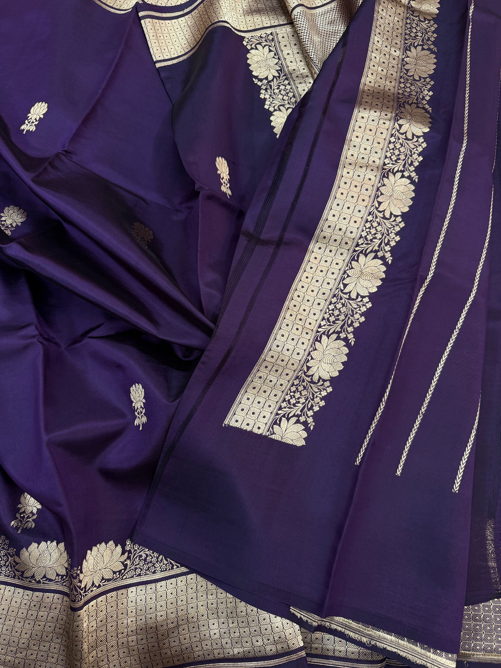 Dyed Katan Soft Silk Saree