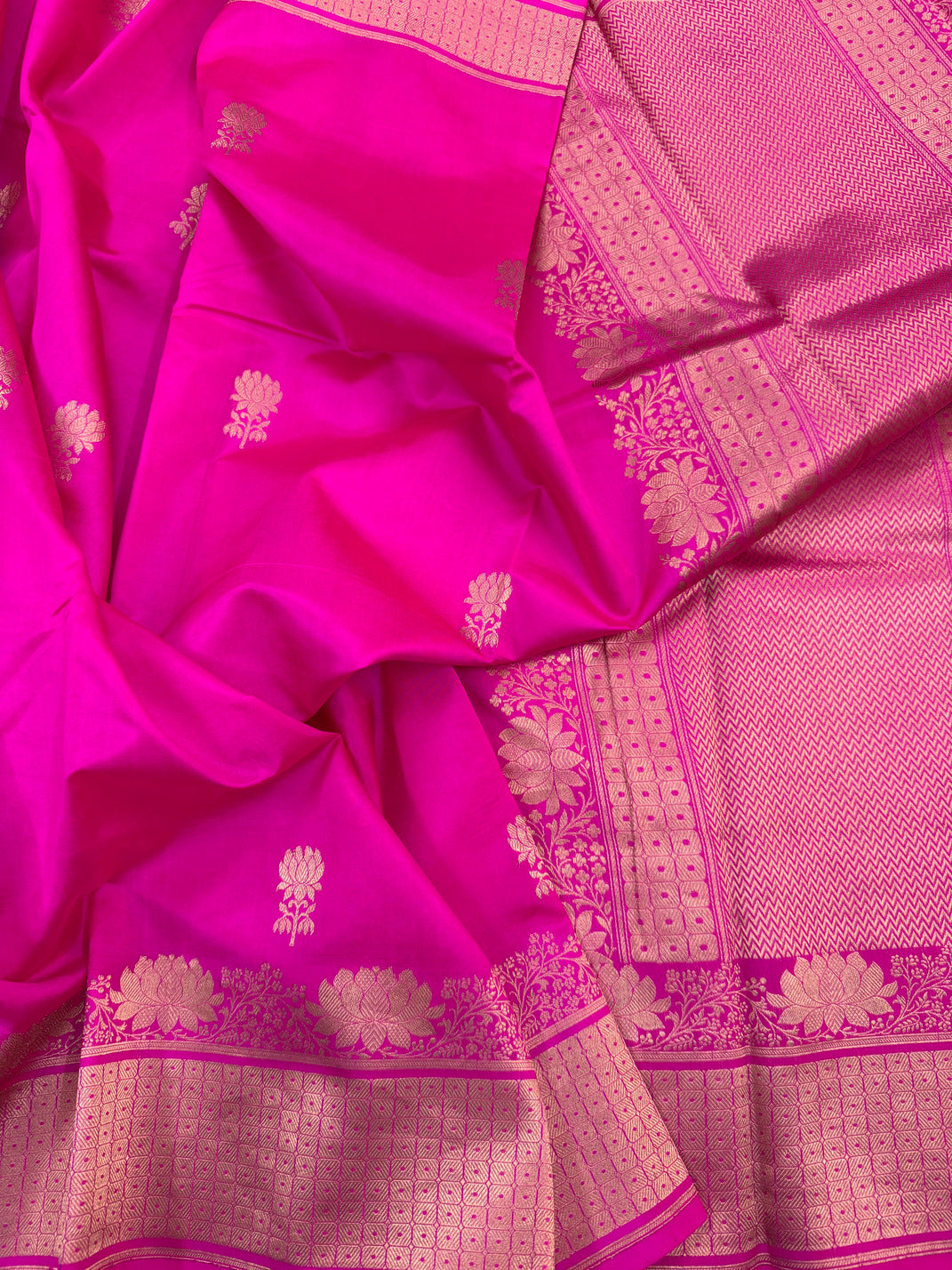 Dyed Katan Soft Silk Saree