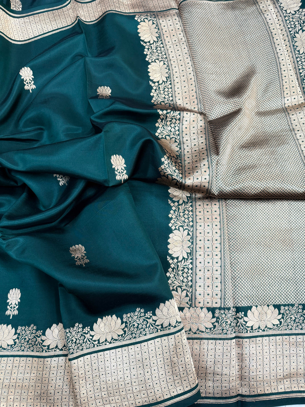 Dyed Katan Soft Silk Saree