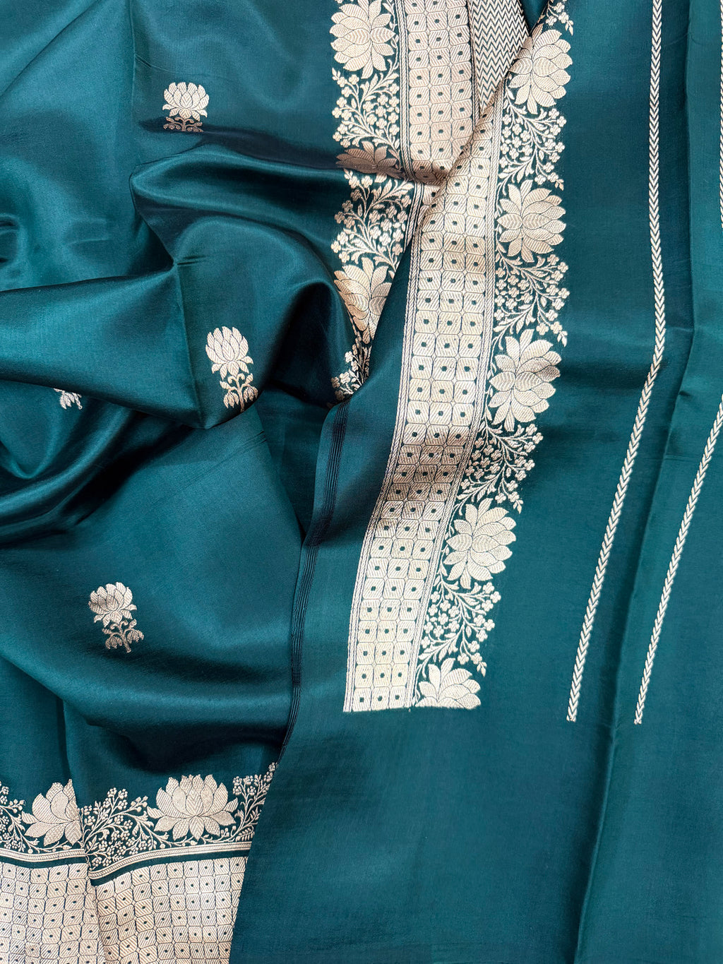 Dyed Katan Soft Silk Saree