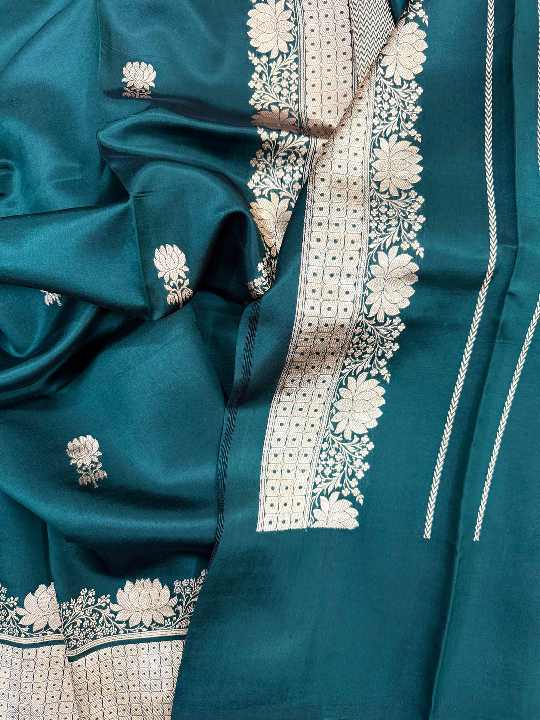 Dyed Katan Soft Silk Saree