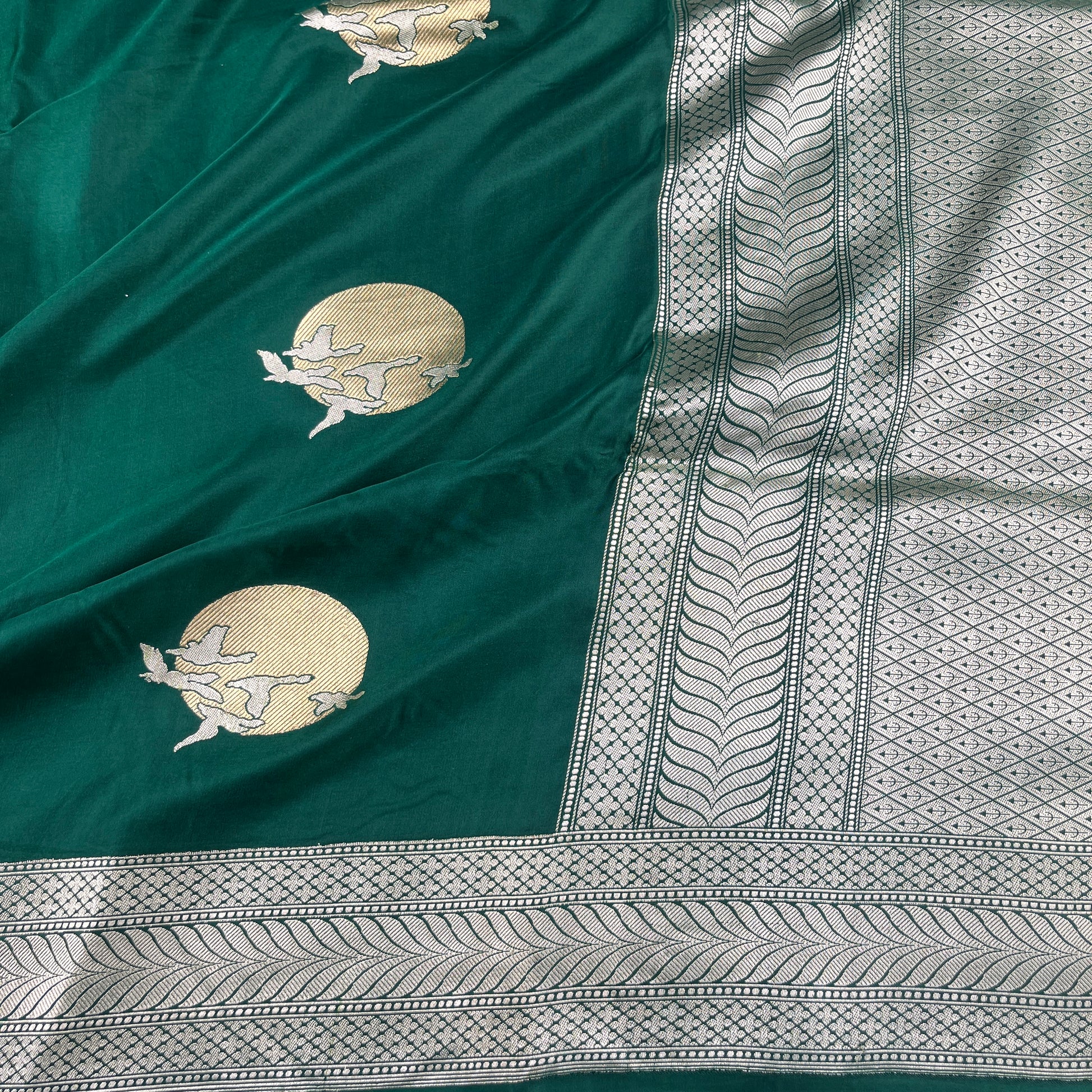 Sona Rupa Kadhua Butta on Soft Mashru Silk Saree