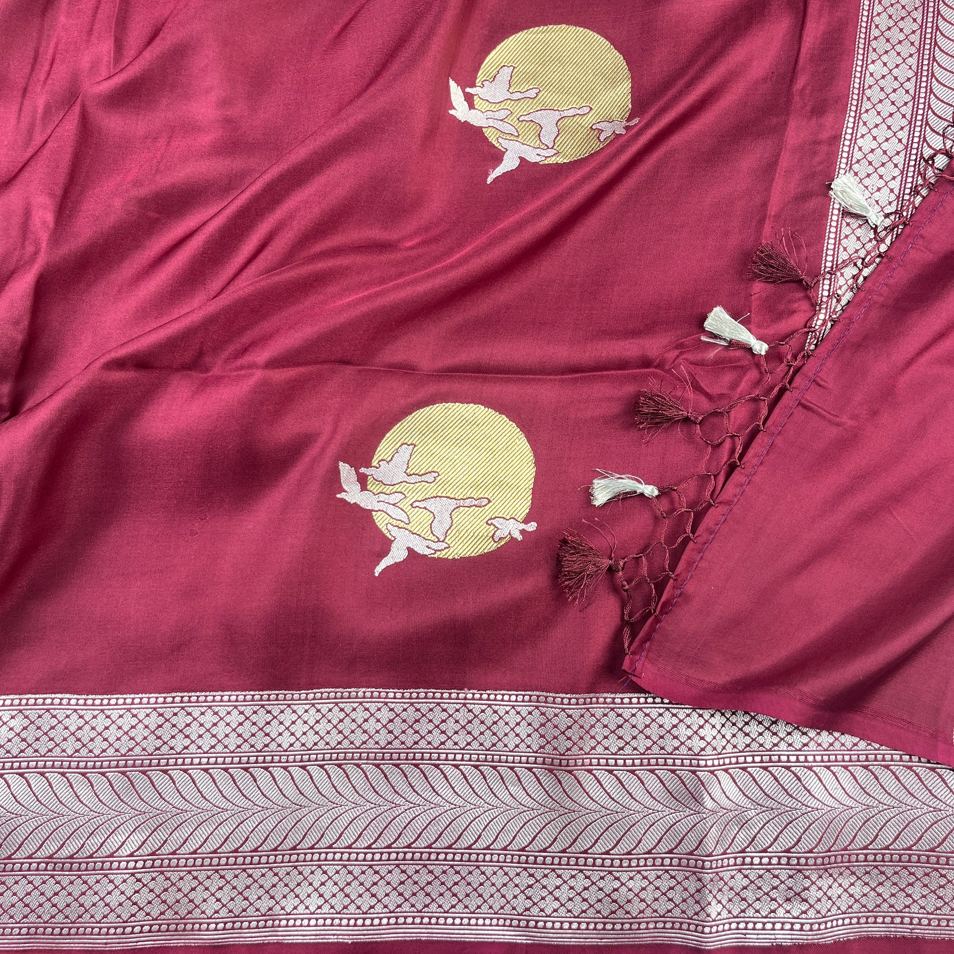 Sona Rupa Kadhua Butta on Soft Mashru Silk Saree