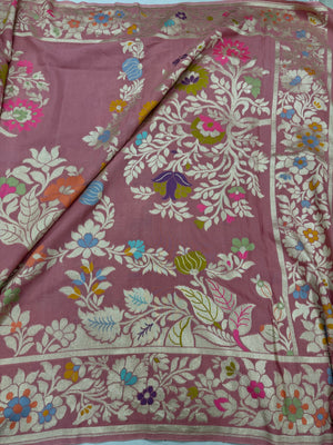 Georgette Chiffon Saree - Pink