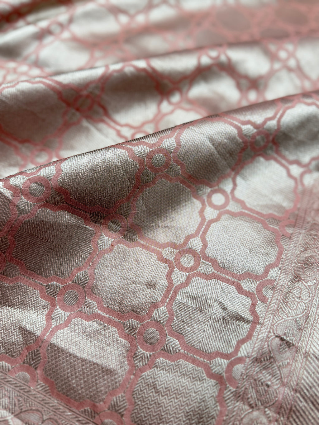 Brocade Banarasi Katan Silk Saree with Kadhua border