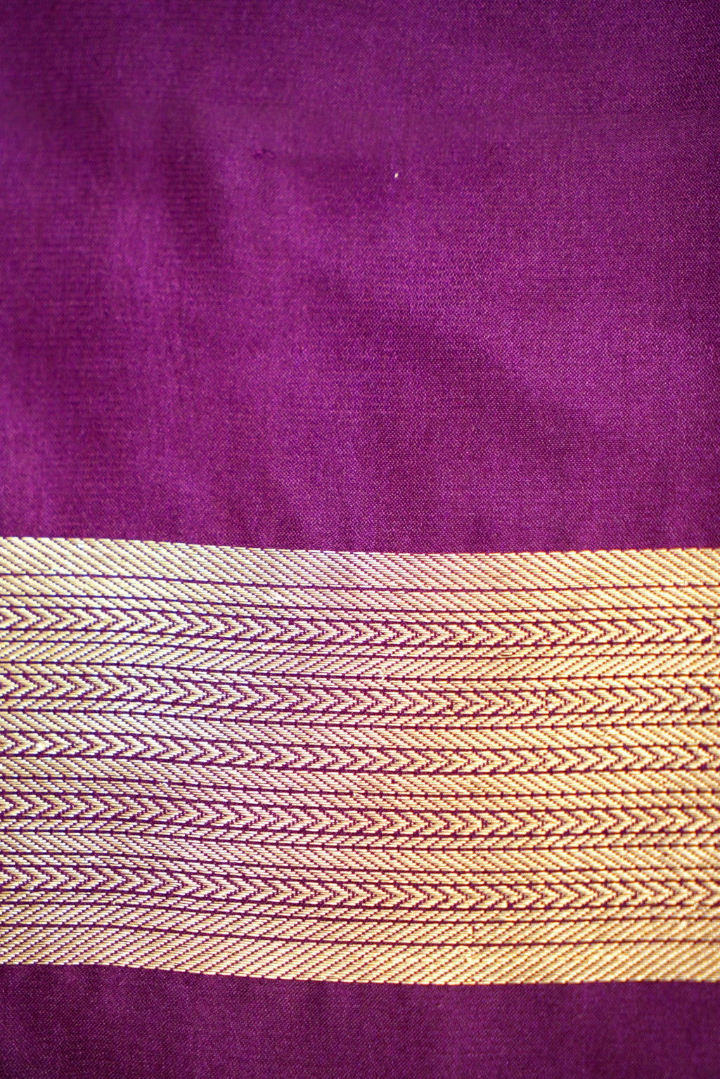 Magenta Mushru Silk Phekuwa Weave Zari Border Saree