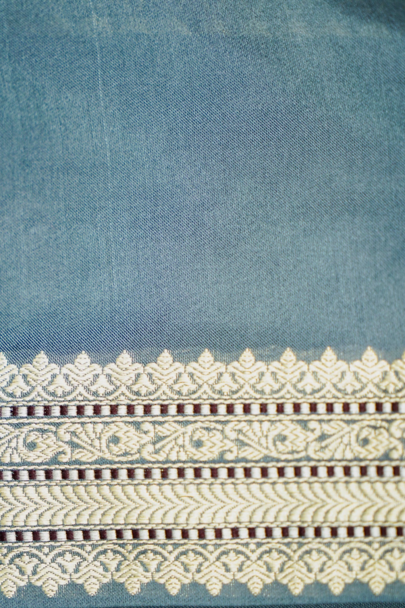 Kadhua Weaved Georgette By Georgette and Satin Border Saree